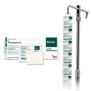 Prevantics® Device Swab & Strip, 1.58in x 2in, 100/Box