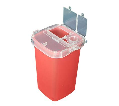 Safety Sharp Container, 1 Quart, Red